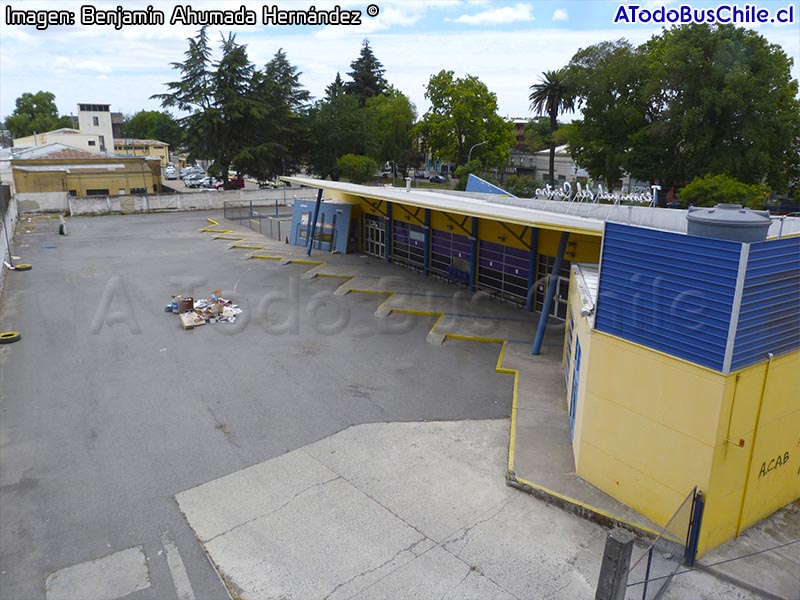 Terminal del Centro Buses Línea Azul Abandonado (Chillán, Región de Ñuble)