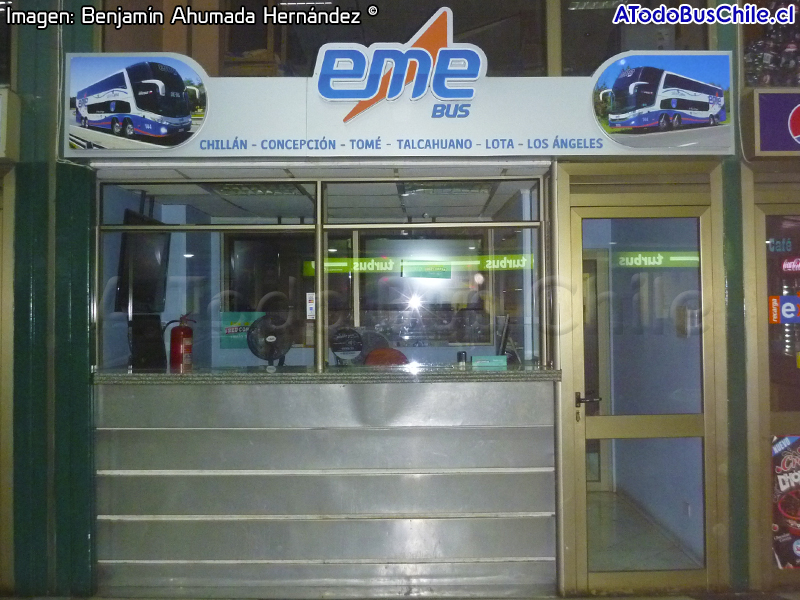 Oficina Venta de Pasajes EME Bus Terminal Rodoviario de Viña del Mar