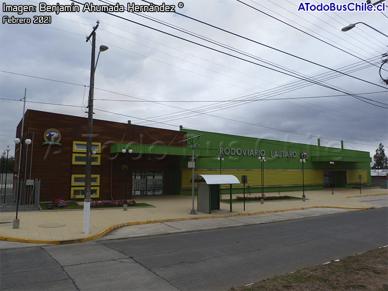 Frontis Termimal Rodoviario Lautaro (Región de la Araucanía)