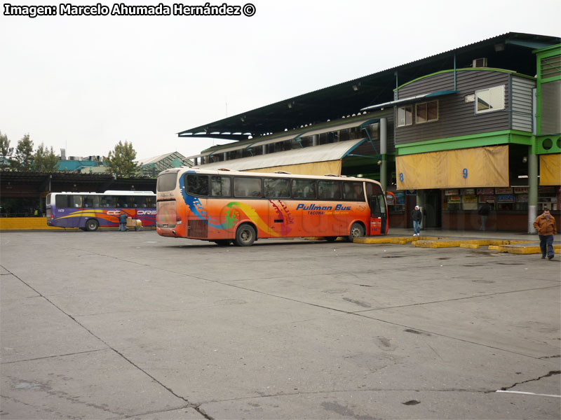 Zona de Andenes Terminal de Buses Santiago