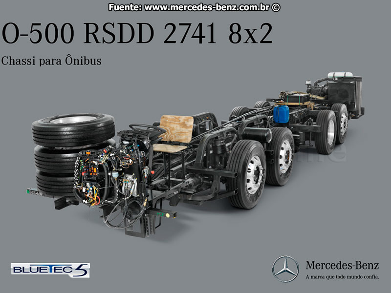 Plataforma Mercedes Benz O-500RSDD-2741 8x2 BlueTec5 (408 cv)