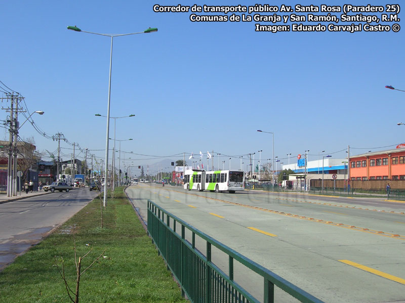 Corredor de Transporte Público Av. Santa Rosa (Paradero 25) / Comunas de la Granja-San Ramón, Santiago, R.M.