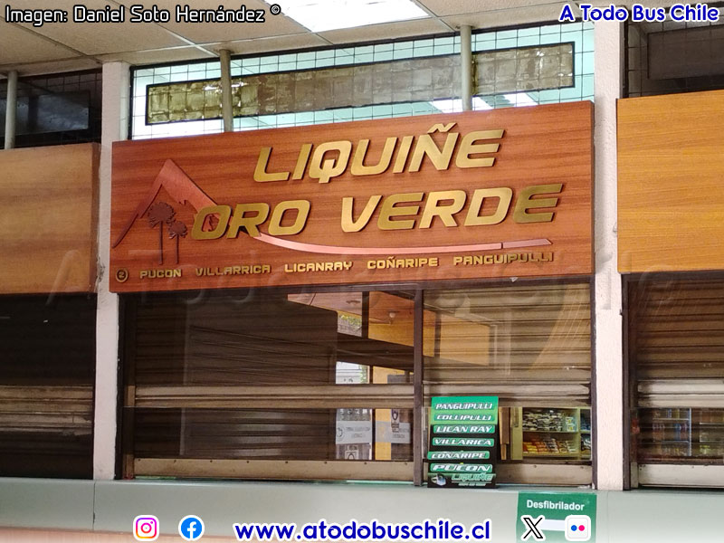 Oficina Venta de Pasajes Buses Liquiñe Terrapuerto Los Héroes (Santiago)