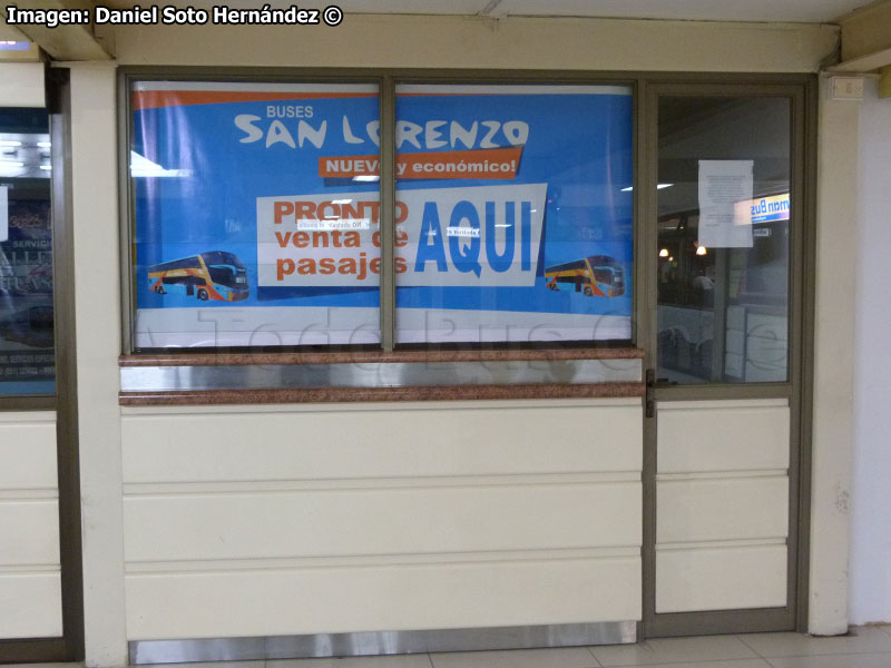 Nueva Oficina Venta de Pasajes Buses San Lorenzo | Terminal de Buses ATB La Serena