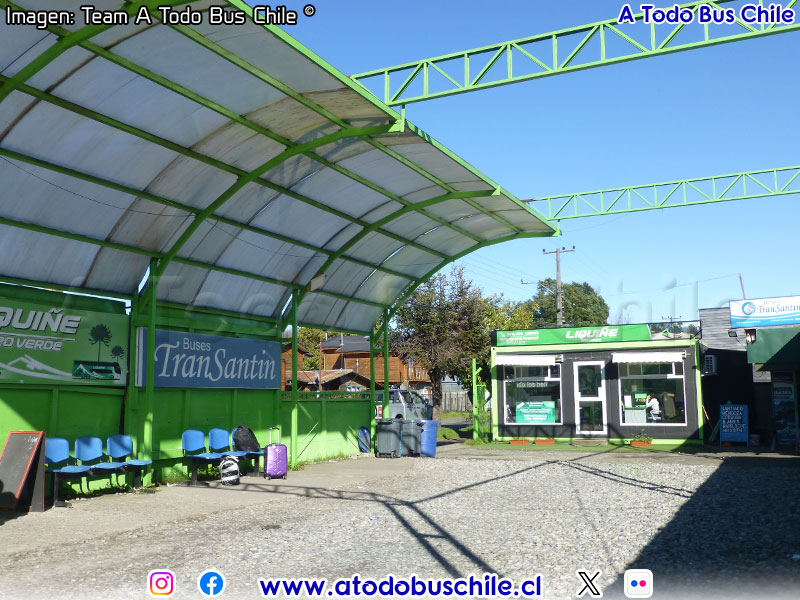 Terminal de Buses Liquiñe & TranSantin Pucón (Región de La Araucanía)