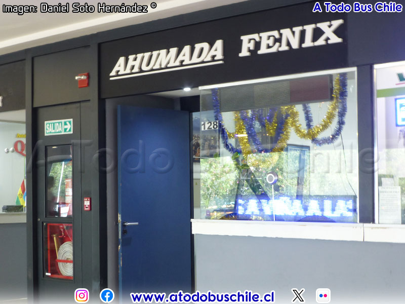 Oficina Venta de Pasajes Buses Ahumada - Fénix Internacional | Terminal de Ómnibus Mendoza (Argentina)