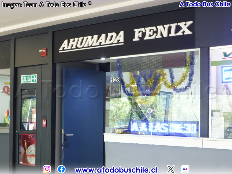 Oficina Venta de Pasajes Buses Ahumada - Fénix Internacional Ltda. | Terminal de Ómnibus Mendoza (Argentina)