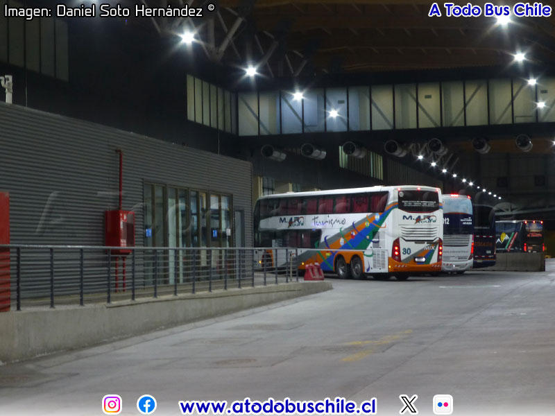 Zona de Andenes Control Buses Complejo Fronterizo Los Libertadores (Región de Valparaíso)