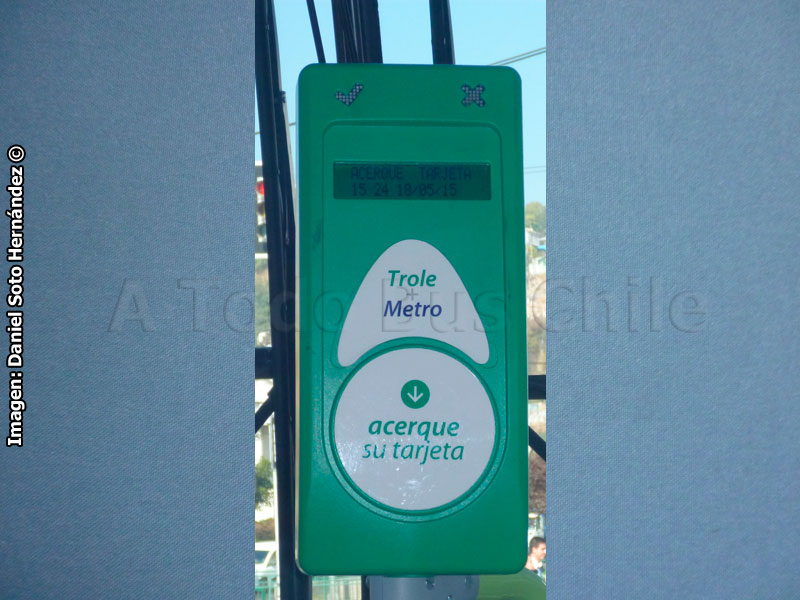 Validador Trole + Metro / TMV 8 Trolebuses de Chile S.A.
