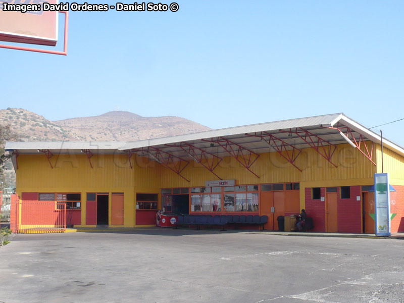 Panorámica Terminal Pullman Bus La Calera (Región de Valparaíso)