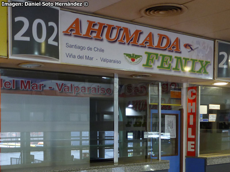 Oficina de Ventas Buses Ahumada - Fénix Internacional Ltda. TBA Terminal de Retiro (Buenos Aires - Argentina)