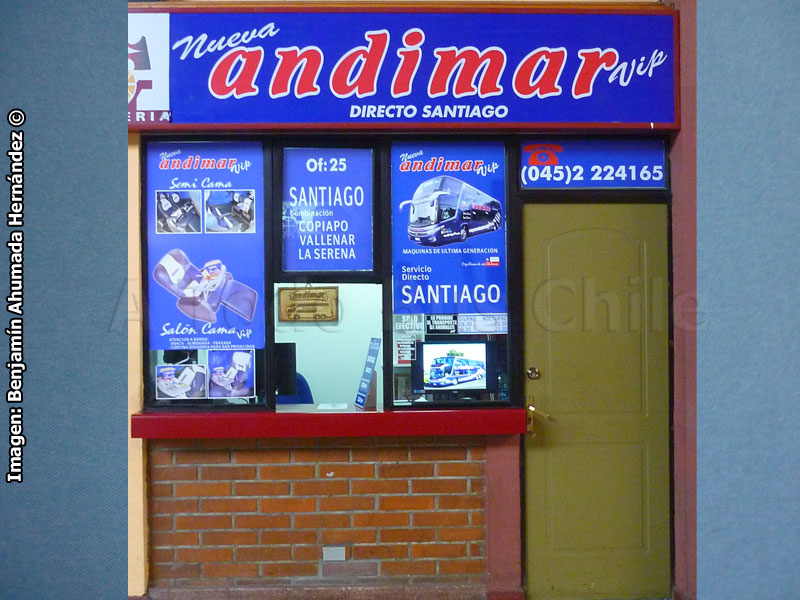 Oficina de Ventas | Nueva Andimar Terminal Rodoviario de la Araucanía (Temuco)