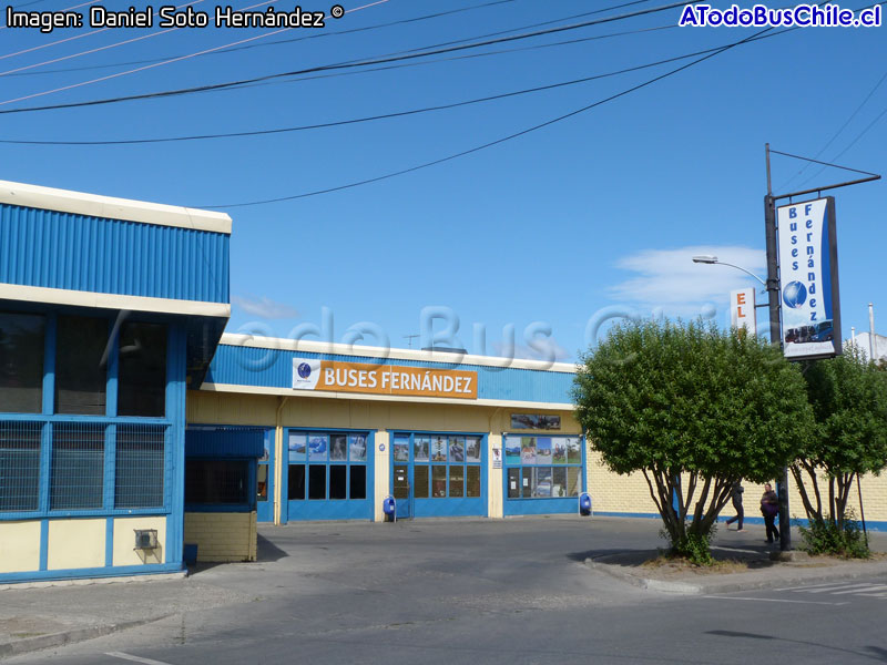 Vista Panorámica Terminal Buses Fernández Punta Arenas