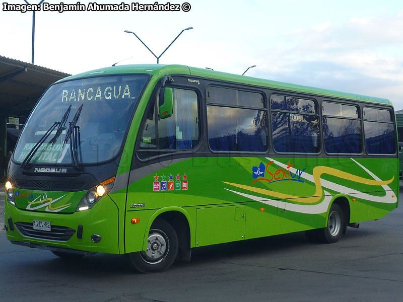 Neobus Thunder + / Mercedes Benz LO-916 BlueTec5 / Línea 11.000 Sextur - Lago Rapel Trans O'Higgins