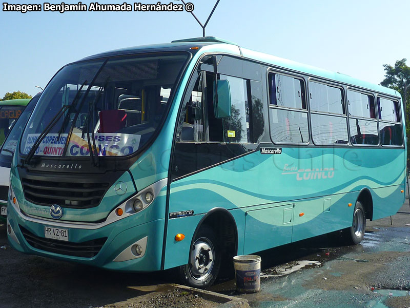 Mascarello Gran Micro / Mercedes Benz LO-916 BlueTec5 / Línea 9.000 Coinco - Rancagua (Buses Coinco) Trans O'Higgins