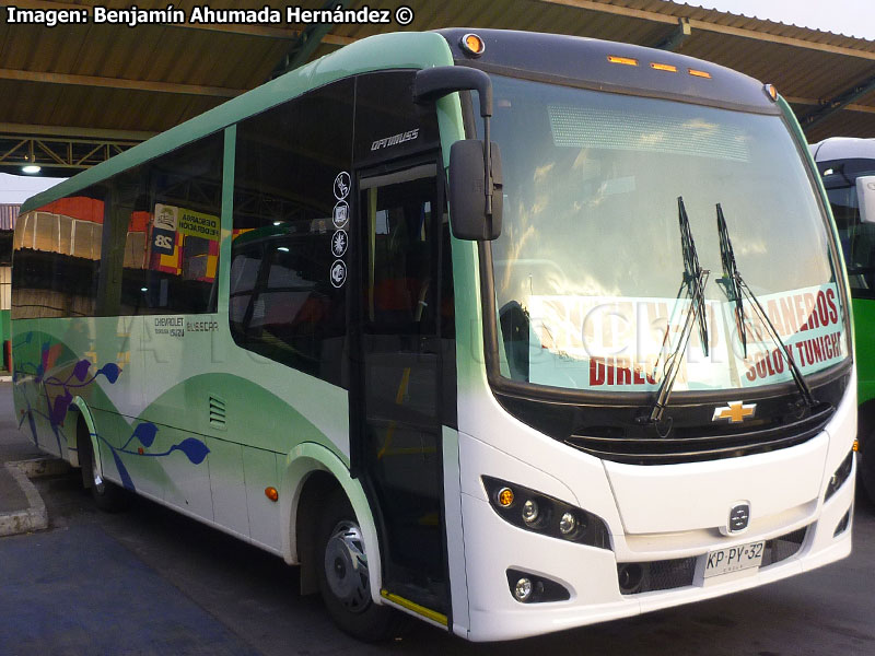 Busscar Optimuss / Chevrolet Isuzu NQR 916 Euro5 / Línea 1.000 San Francisco - Rancagua (Buses Camilo) Trans O'Higgins