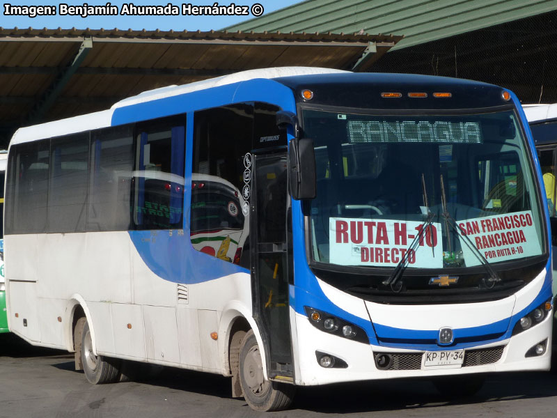 Busscar Optimuss / Chevrolet Isuzu NQR 916 Euro5 / Línea 1.000 San Francisco - Rancagua (Buses Camilo) Trans O'Higgins