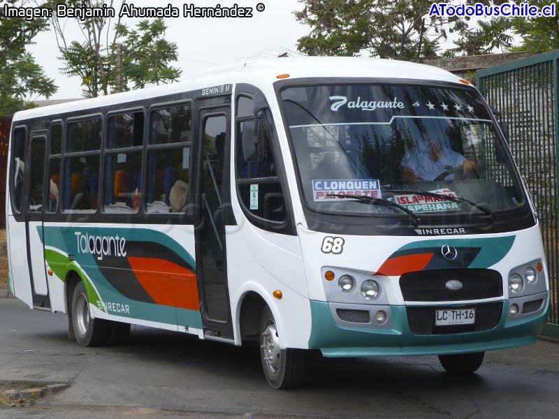 Inrecar Géminis II / Mercedes Benz LO-916 BlueTec5 / Flota Talagante