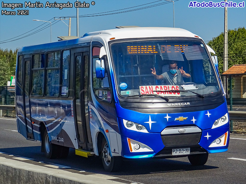 Inrecar Géminis Puma / Chevrolet Isuzu NQR 916 Euro5 / Buses La Palmera