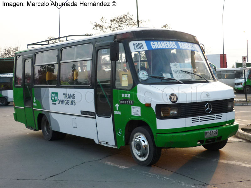 Inrecar / Mercedes Benz LO-814 / Línea 2.000 Graneros - Rancagua (Red Norte) Trans O'Higgins