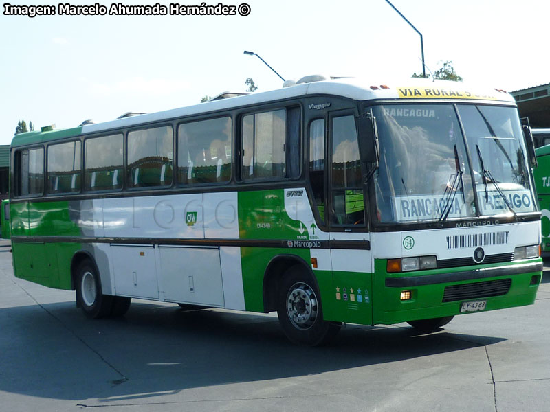 Marcopolo Viaggio GV 850 / Mercedes Benz OF-1318 / Línea 6.000 Vía Rural 5 Sur (Gal Bus) Trans O'Higgins