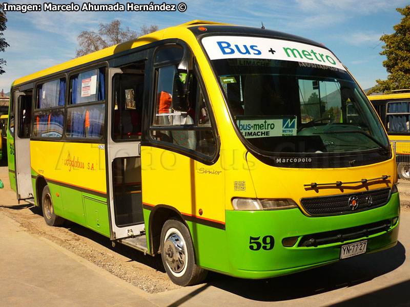 Marcopolo Senior G6 / Volksbus 9-150OD / Agdabus S.A. Servicio Bus + Metro La Calera