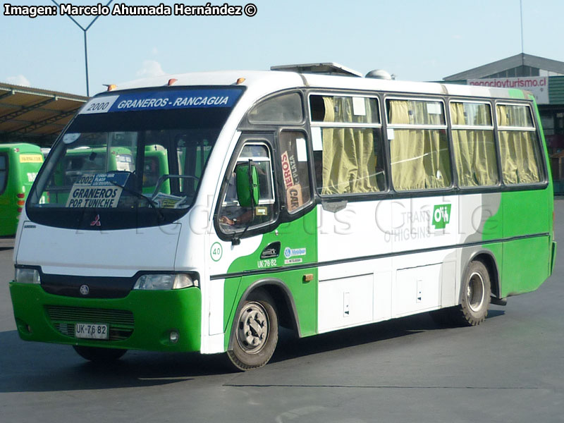 Metalpar Aysén / Mitsubishi FE659HZ6SL / Línea 2.000 Graneros - Rancagua (Red Norte) Trans O'Higgins