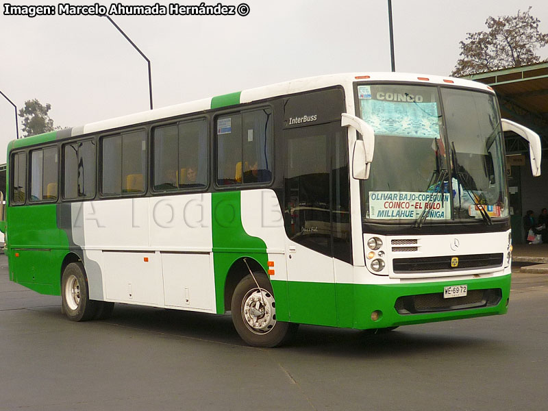 Busscar InterBuss / Mercedes Benz OF-1722 / Línea 9.000 Coinco - Rancagua (Buses Coinco) Trans O'Higgins