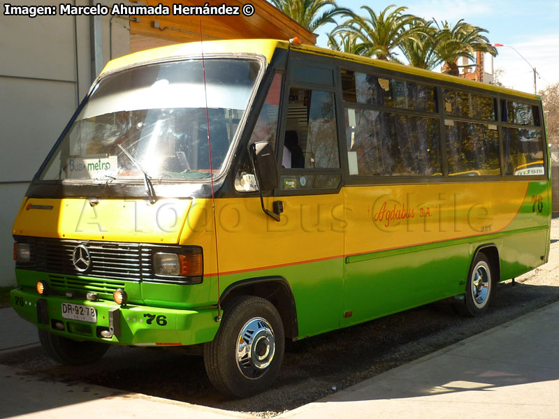 Sport Wagon Panorama / Mercedes Benz LO-812 / Agdabus S.A. Servicio Bus + Metro La Calera