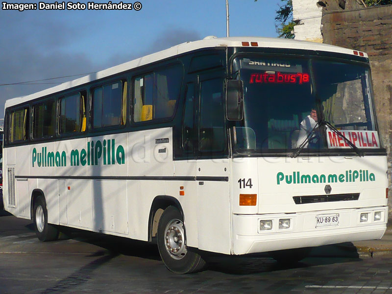 Comil Condottiere 3.40 / Mercedes Benz OH-1318 / Pullman Melipilla