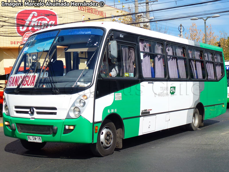 Induscar Caio Foz / Mercedes Benz LO-915 / Línea 9.000 Coinco - Rancagua (Buses Coinco) Trans O'Higgins