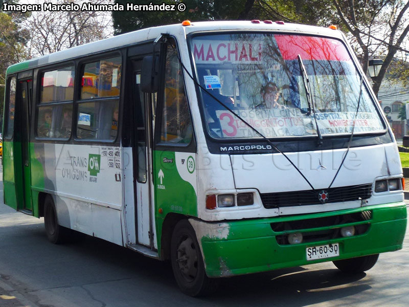 Marcopolo Senior GV / Mercedes Benz LO-814 / Línea 4.000 Machalí - Rancagua (Buses Machalí) Trans O'Higgins