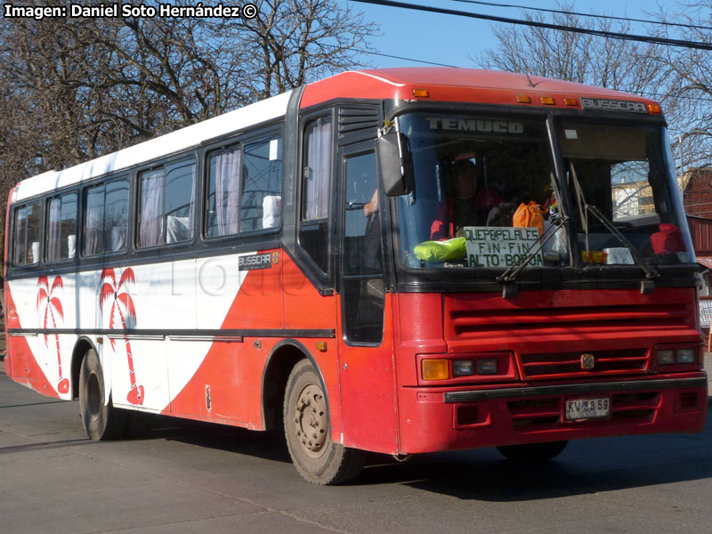 Busscar El Buss 320 / Mercedes Benz OF-1318 / Servicio Rural Temuco - Alto Boroa