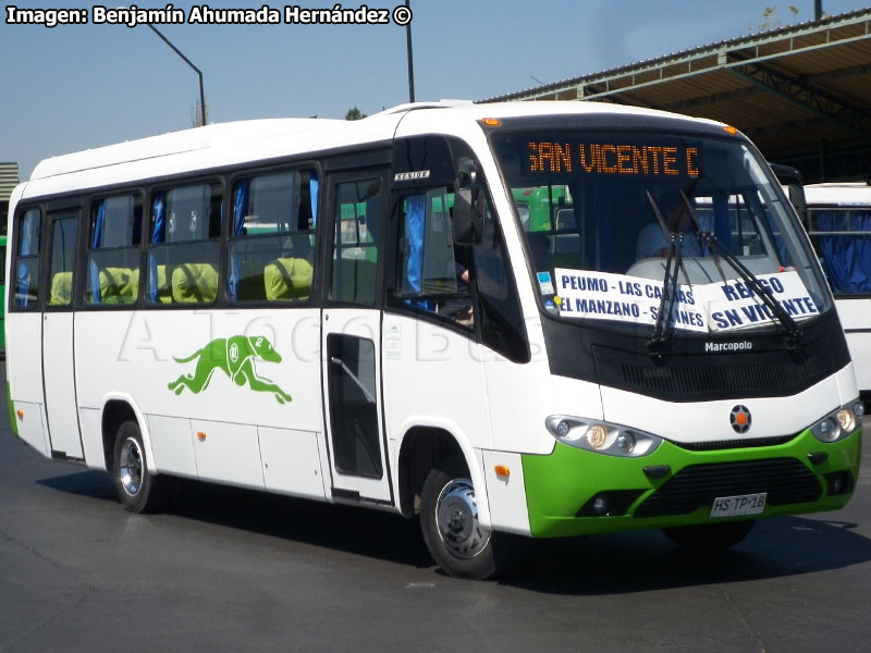 Marcopolo Senior / Mercedes Benz LO-916 BlueTec5 / Línea 6.000 Vía Rural 5 Sur (Gal Bus) Trans O'Higgins