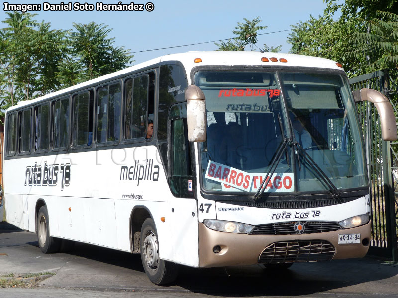 Marcopolo Andare Class 850 / Mercedes Benz OF-1722 / Ruta Bus 78