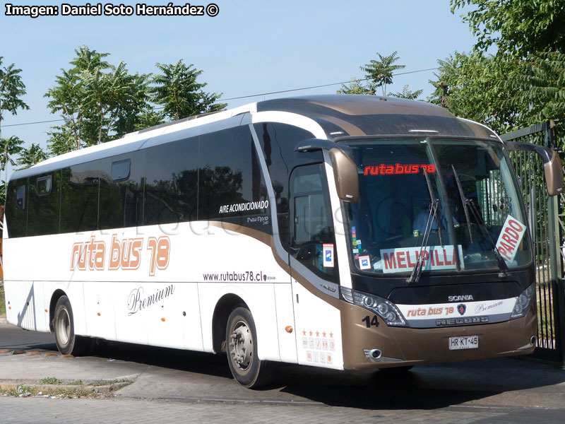 Neobus New Road N10 340 / Scania K-250B eev5 / Ruta Bus 78