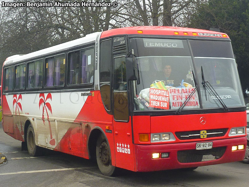 Busscar El Buss 320 / Mercedes Benz OF-1318 / Servicio Rural Temuco - Alto Boroa