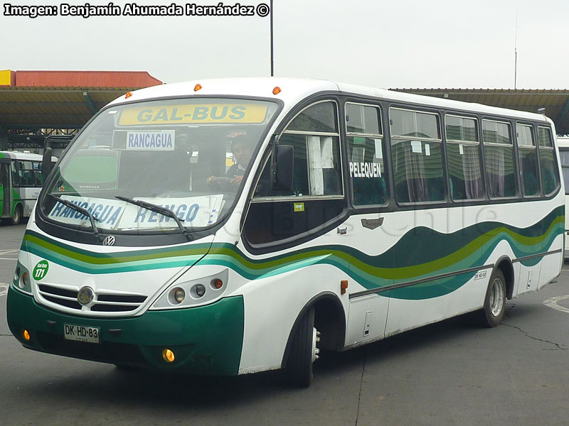 Metalpar Pucará IV Evolution / Volksbus 9-150EOD / Línea 6.000 Vía Rural 5 Sur (Gal Bus) Trans O'Higgins