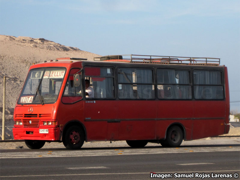 Caio Carolina V / Mercedes Benz LO-814 / Servicio Rural Arica - Valle de Lluta - Poconchile