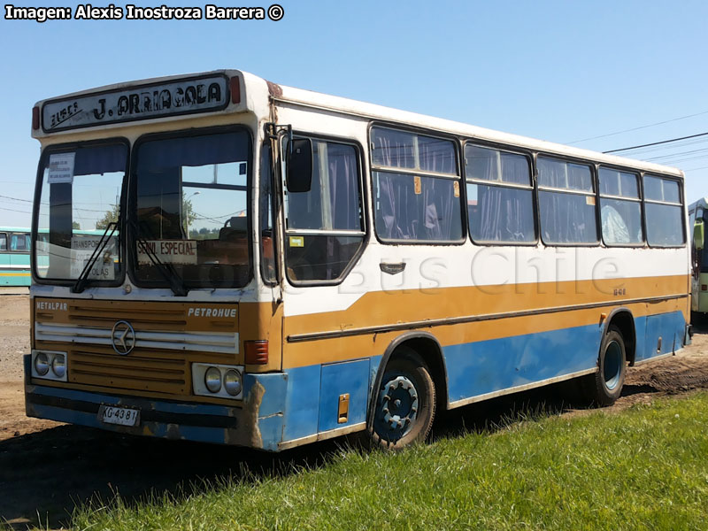 Metalpar Petrohué / Mercedes Benz OF-1115 / Buses J. Arriagada