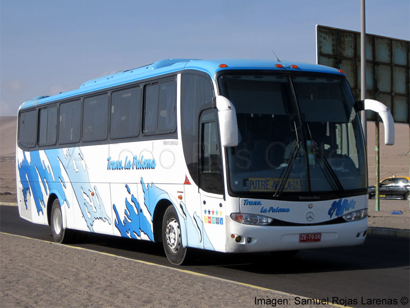 Marcopolo Viaggio G6 1050 / Mercedes Benz O-400RSE / Transportes La Paloma