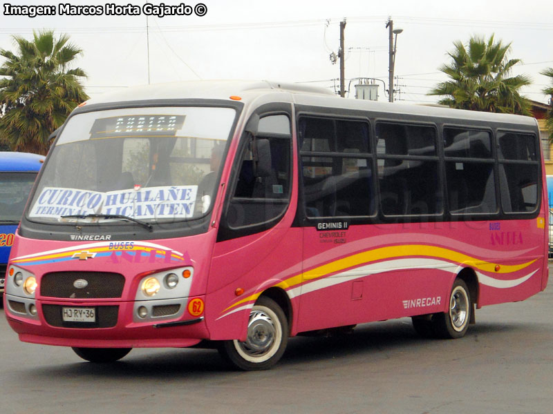 Inrecar Géminis II / Chevrolet Isuzu NQR 916 Euro4 / Buses Andrea