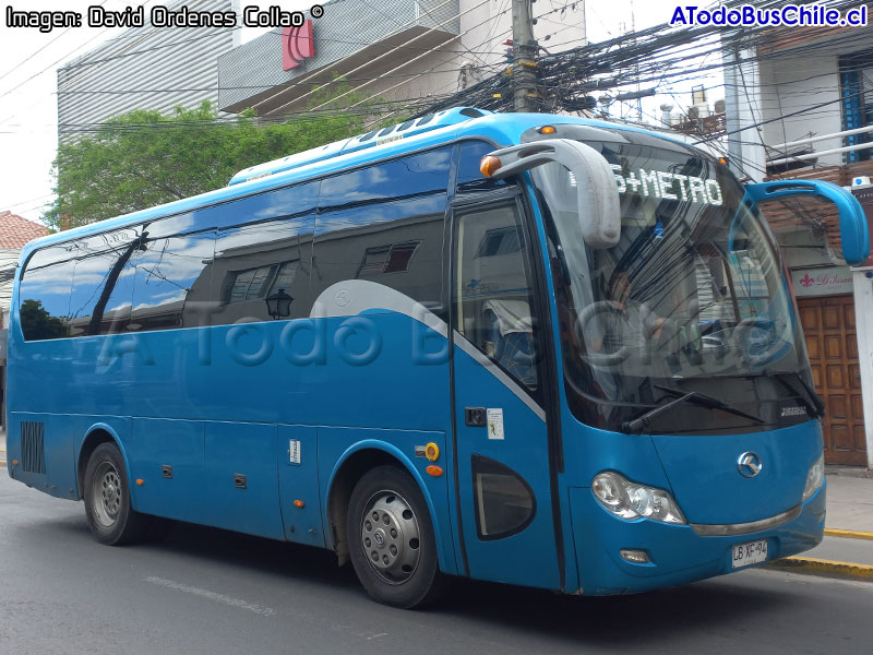 King Long XMQ6858Y Euro5 / Agdabus Servicio  Bus + Metro (La Calera - Estación Limache)