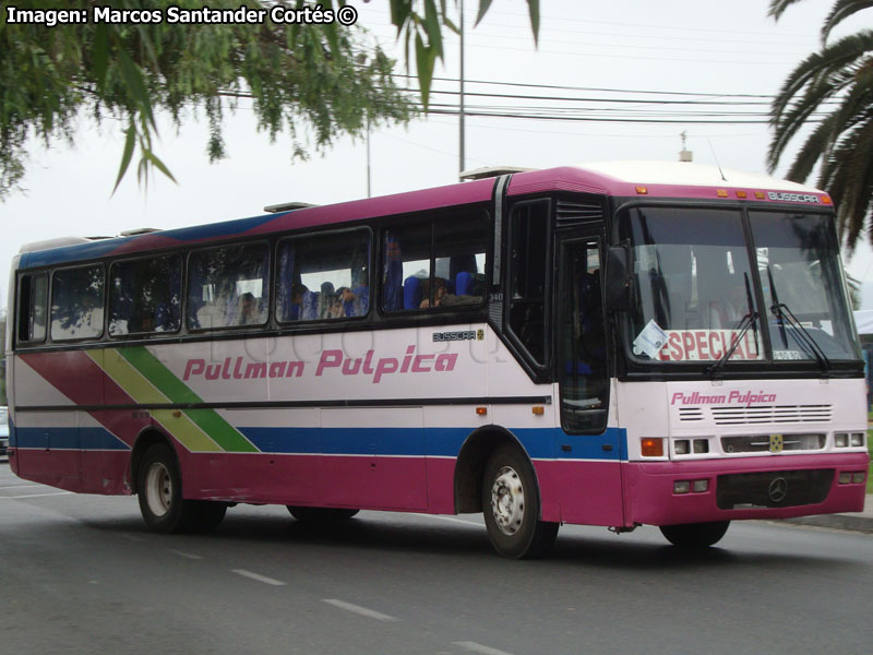 Busscar El Buss 340 / Mercedes Benz OF-1620 / Pullman Pulpica (Servicio Especial)