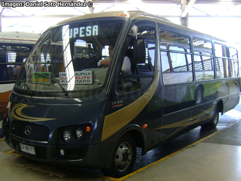 Inrecar Géminis II / Mercedes Benz LO-915 / Buses Peñaflor Santiago BUPESA