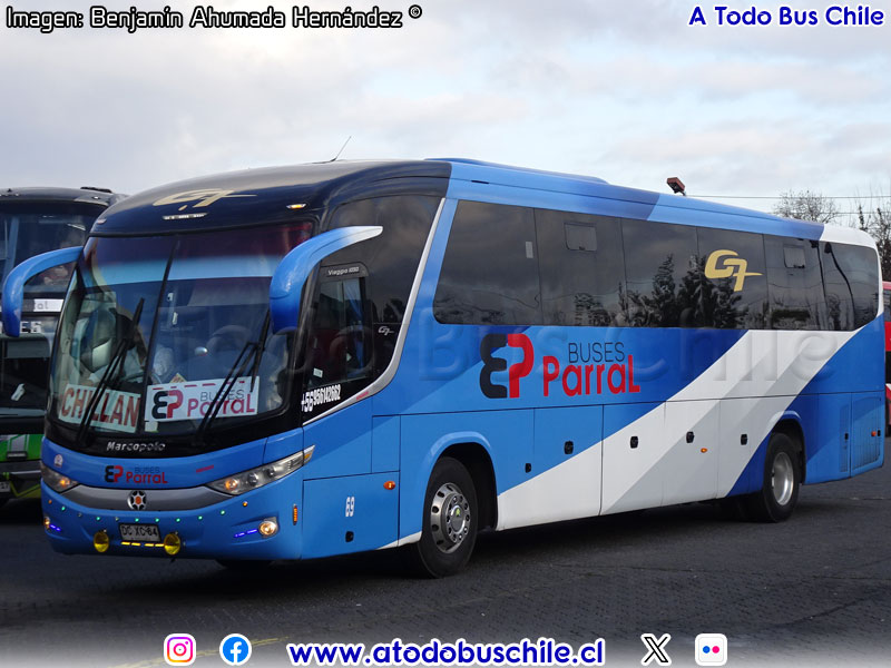 Marcopolo Viaggio G7 1050 / Mercedes Benz O-500RS-1836 / Buses Parral