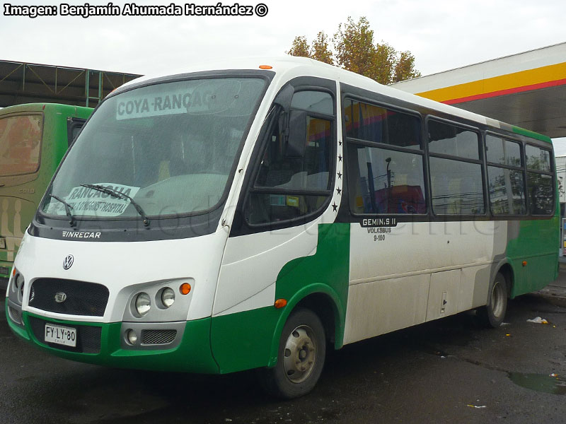 Inrecar Geminis II / Volksbus 9-150EOD / Línea 5.000 Coya - Rancagua (Buses Coya) Trans O'Higgins