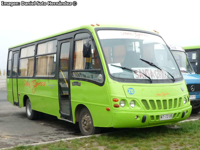 Inrecar Capricornio 2 / Volksbus 9-150EOD / Peña Express