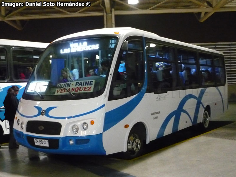 Inrecar Géminis II / Volksbus 9-150EOD / Buses Paine