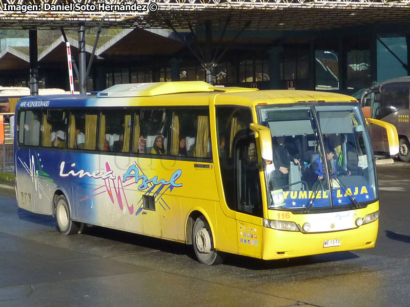 Busscar Vissta Buss LO / Mercedes Benz O-500R-1830 / Línea Azul